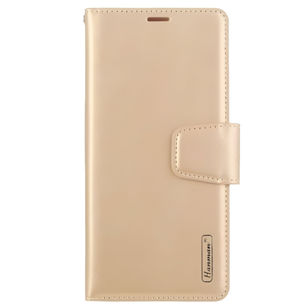 Hanman Wallet Case For Galaxy S21 Plus – Gold - SOKA, Australia